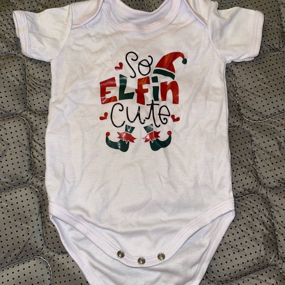 White 'So Elfin Cute' Kids One Piece